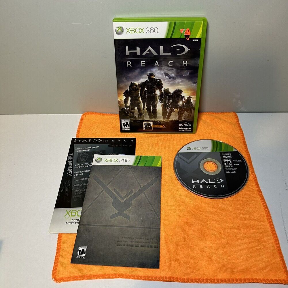Halo Reach Xbox 360 CIB Complete Tested & Working